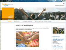 Tablet Screenshot of blaukreuzlager.ch